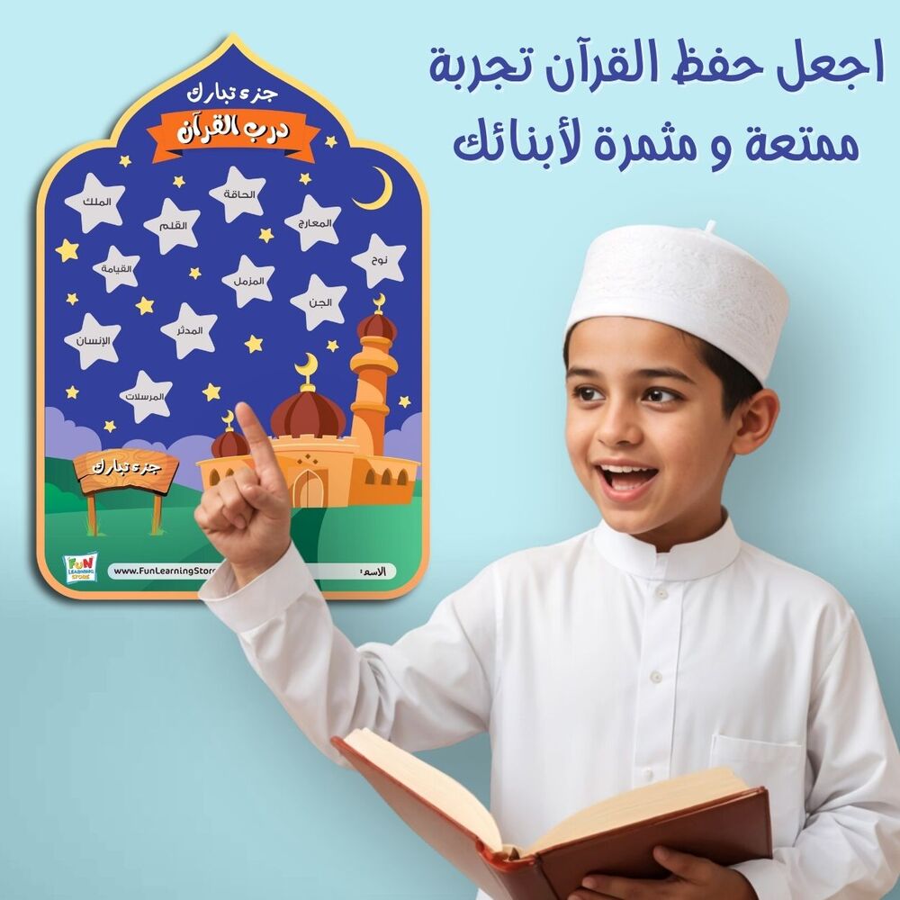 Interactive Poster to Encourage Children to Memorize Quran Juz Amma and Juz Tabarak Scratch and Memorize